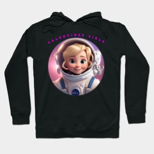 Galentines girls cartoon Hoodie